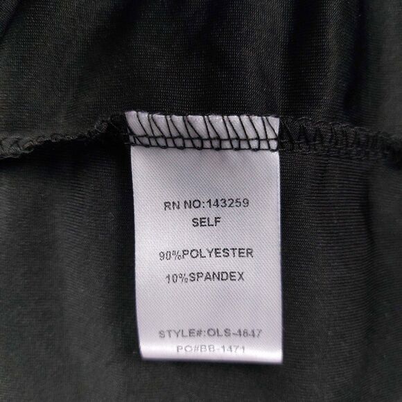 Origami by Vivien XXL Black Crushed Velvet Duster Jacket Coat Shacket Goth Chic - Picture 7 of 9